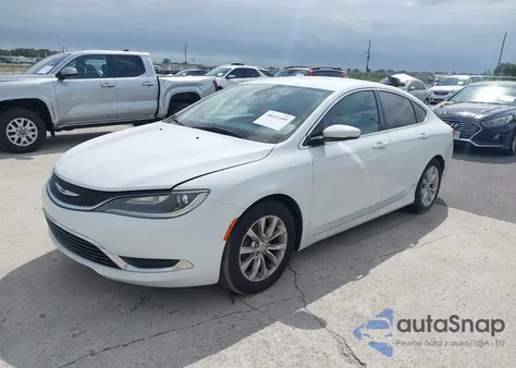 2015 Chrysler 200 C из США, поврежденный, VIN 1C3CCCCB2FN577857